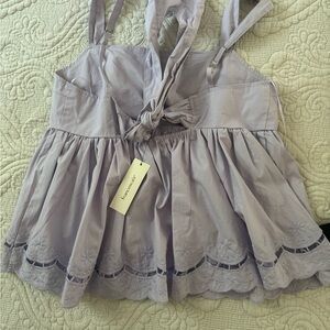 Poplin top. Brand new with tags. Size S